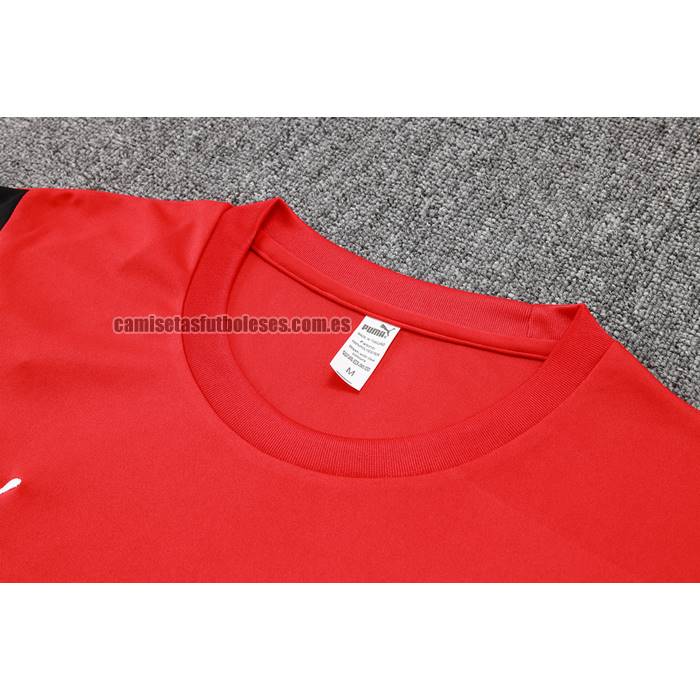 Chandal del AC Milan Manga Corta 2023 2024 Rojo